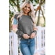 thumbnail image 4 of ABPHQTO Sudadera de mujer color block manga larga gris, 4 of 5