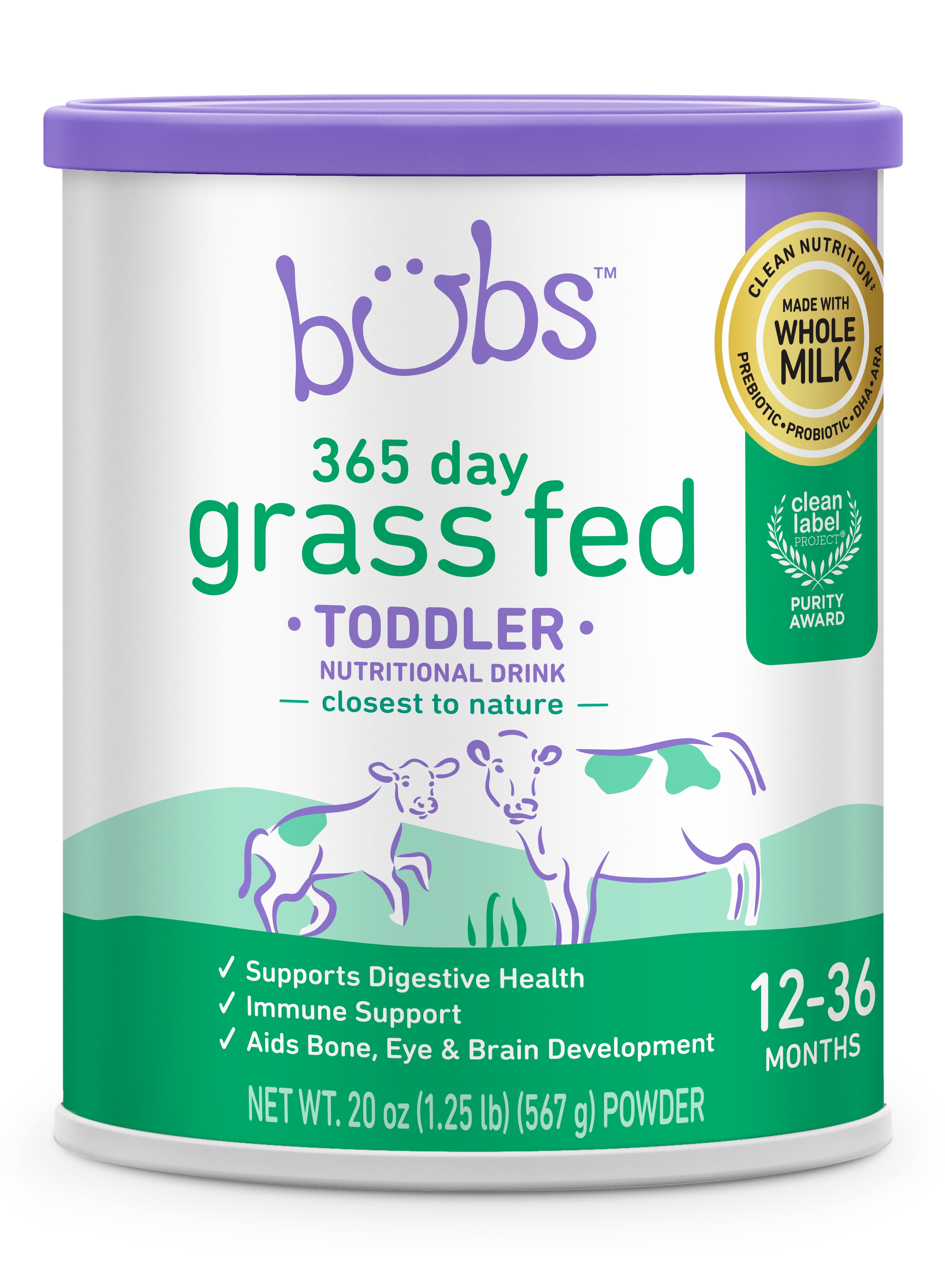 ミルク bubs Organic grass fed infant formula Bubs Grass Fed Toddler Nutritional Drink (12-36 Months