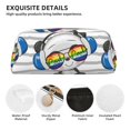 thumbnail image 4 of Uemuo Panda with Sun glasses Printed Leather Pencil Case, Pencil Pouch, Portable Pencil Bag, Pen Case for& Office, 4 of 7