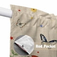 thumbnail image 4 of Spring Mushrooms Swag Valances for Windows, Kitchen Window Curtains Over Sink, Farmhouse Pastoral Botanical Rustic Window Treatment Curtains for Living Room/Bedroom Curtains 2 Panel Sets 36"x45", 4 of 8