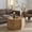 Natural, variant on Safavieh Couture Patty Wood Octagon Modern Coffee Table, Walnut
