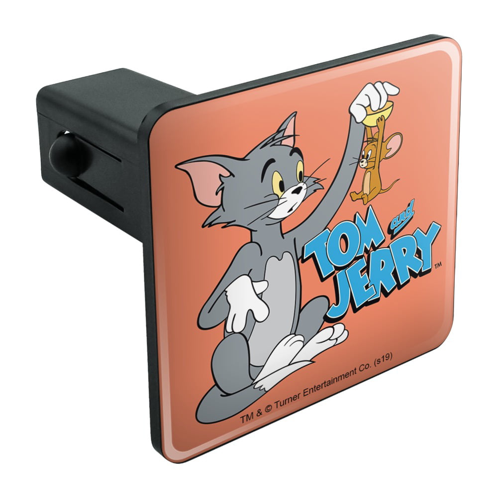 Tom and Jerry Tom Character Tow Trailer Hitch Cover Plug Insert 