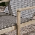 thumbnail image 4 of Eyisean Patio Chaise Lounge Rattan Chair with Acacia Wood Frame, Wicker Lounge Chair with Adjustable Backrest for Pool, Garden, Beach, and Backyard, 4 of 10
