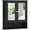 Black, variant on Kleankin Wall-Mounted Medicine Cabinet with Double Doors and Adjustable Shelf, White and Grey