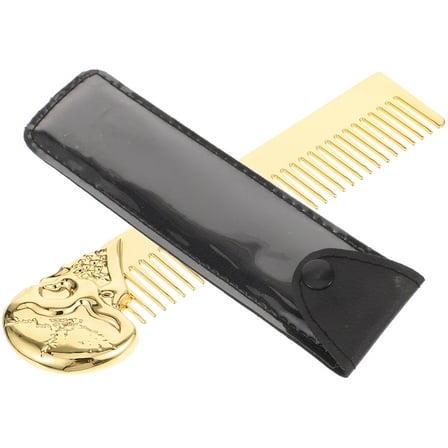 Niceauty Beard Comb Skull Shape Assorted Color 1 Set
