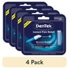 (4 pack) DenTek Instant Pain Relief Advanced Kit 50 Treatments