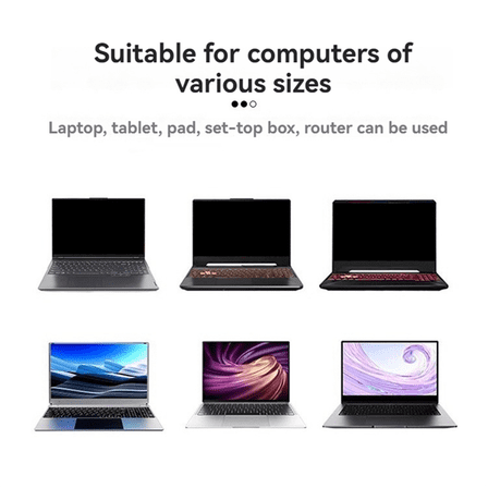 2 x Foldable Laptop Stand-Black