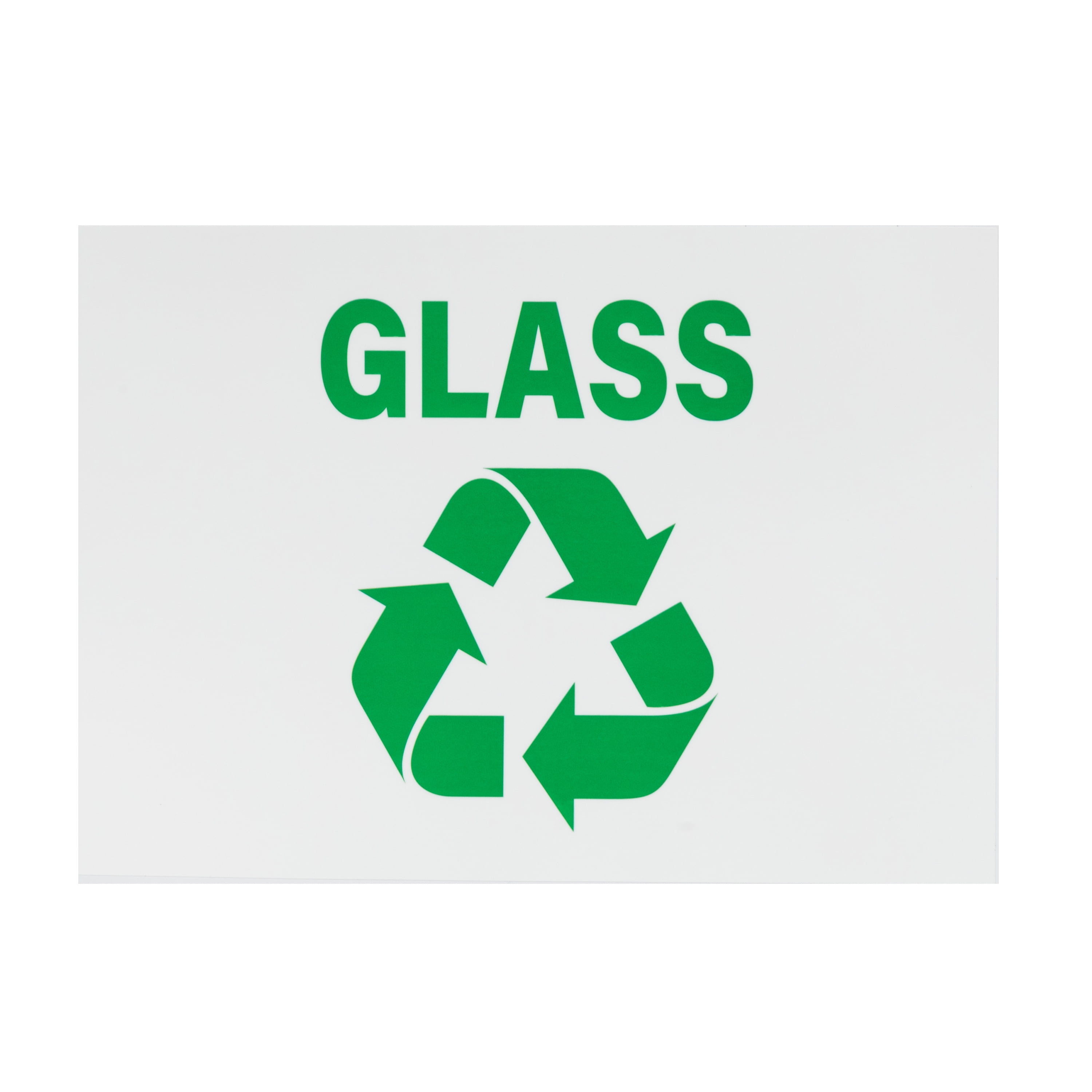 (2 pack) Pen+Gear 7x5 inch Recycle Labels in White - Pack of 6, Paper Made, Perfect for Home & Office Recycling Programs