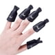 thumbnail image 4 of Nails Art Gel Cap Clip de remojo Manicura UV Clips de uñas Removedor de esmalte de gel Herramienta de envoltura Negro 10 piezas, 4 of 5