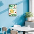 thumbnail image 5 of Pasta Lover Club Tin Signs Italian Pasta Metal Sign Funny Food Wall Decor Retro Poster for Kitchen Dining Room Bars Restaurants Cafe Pubs Home Decorative Plaque Garage Decoration, 5 of 9