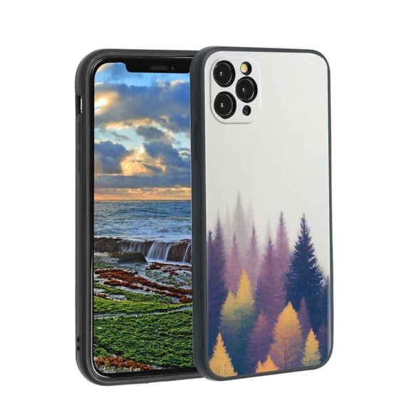 Compatible with iPhone 11 Pro Max Phone Case, Forest-136 Case Men Women, Flexible Silicone Shockproof Case for iPhone 11 Pro Max