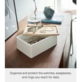 thumbnail image 3 of Yamazaki Home Accessory Box, Ash, Polystone, Lid, No Assembly, 3 of 8
