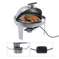 thumbnail image 2 of Fichiouy 110V Professional Electric Buffet Food Servers and Warmers Chaffing Server for Catering, 2 of 11