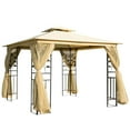 thumbnail image 2 of Outsunny 10' x 10' Double Canopy Patio Gazebo, Tree Motifs, 2 of 9