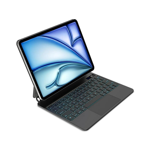 Keyboard Case for iPad 10th Generation Magic Keyboard with Trackpad, 7 Colors Backlit, Lightweight, Auto Sleep/Wake Compatible with iPad 10.9 inch 10th Generation Case with Keyboard