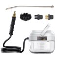 thumbnail image 2 of Steam Pressurized Handheld Multi-surface Steam Cleaner with 3 Brushes and Extended Rod for Home Portable  Cleaning Steamer with 6 Gear Adjustable Digital Touch Screen 1500ml, 2 of 7