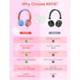 thumbnail image 2 of Auriculares para niños con micrófono | 4+ Año Niño Adolescente | Diadema ajustable | Diseño plegable | Cable auxiliar de 3,5 mm New Bee KH18, 2 of 5