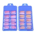 thumbnail image 1 of MasteelfCA 2 Boxes Flat Tip False Nails Solid Color Artificial Fake Nails Press on Nails, 1 of 8