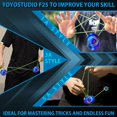 thumbnail image 4 of Yoyo YOYOSTUDIO F25 Finger Spin Professional para niños de 8 a 12 años o más, 4 of 7
