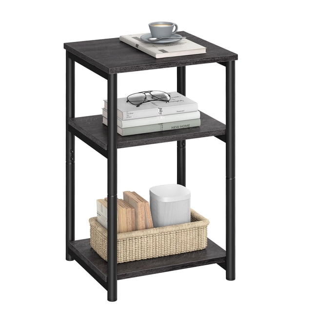 Mesa auxiliar VASAGLE ULET273B68 Gris brumoso y negro clásico