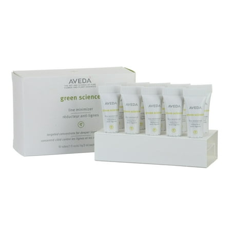 Aveda Green Science Line Minimizer 10 tubes Cleanser x 0.1 oz
