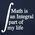 thumbnail image 3 of CafePress - Math Is An Integral Part Of My Life T Shirt - Women's Traditional Fit Dark T-Shirt, 3 of 4