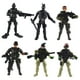 thumbnail image 3 of Figuras de acción de 6 uds., figuras de hombres, juego de figuras de hombres del ejército de fuerzas especiales, figuras realistas para proyectos de, 3 of 9