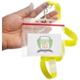 thumbnail image 2 of 12 Pack - Premium Bright Neon Lanyards with Breakaway Clasp & Heavy Duty Ziplock Badge Holder by Specialist ID (Horizontal, Yellow), 2 of 7