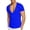 Blue, variant on Men's Shirts Short Sleeve,Mens Deep V Neck T Shirt Stretch Muscle Gym Workout Tee Shirt Short Sleeve Slim Fit Low Cut Tops