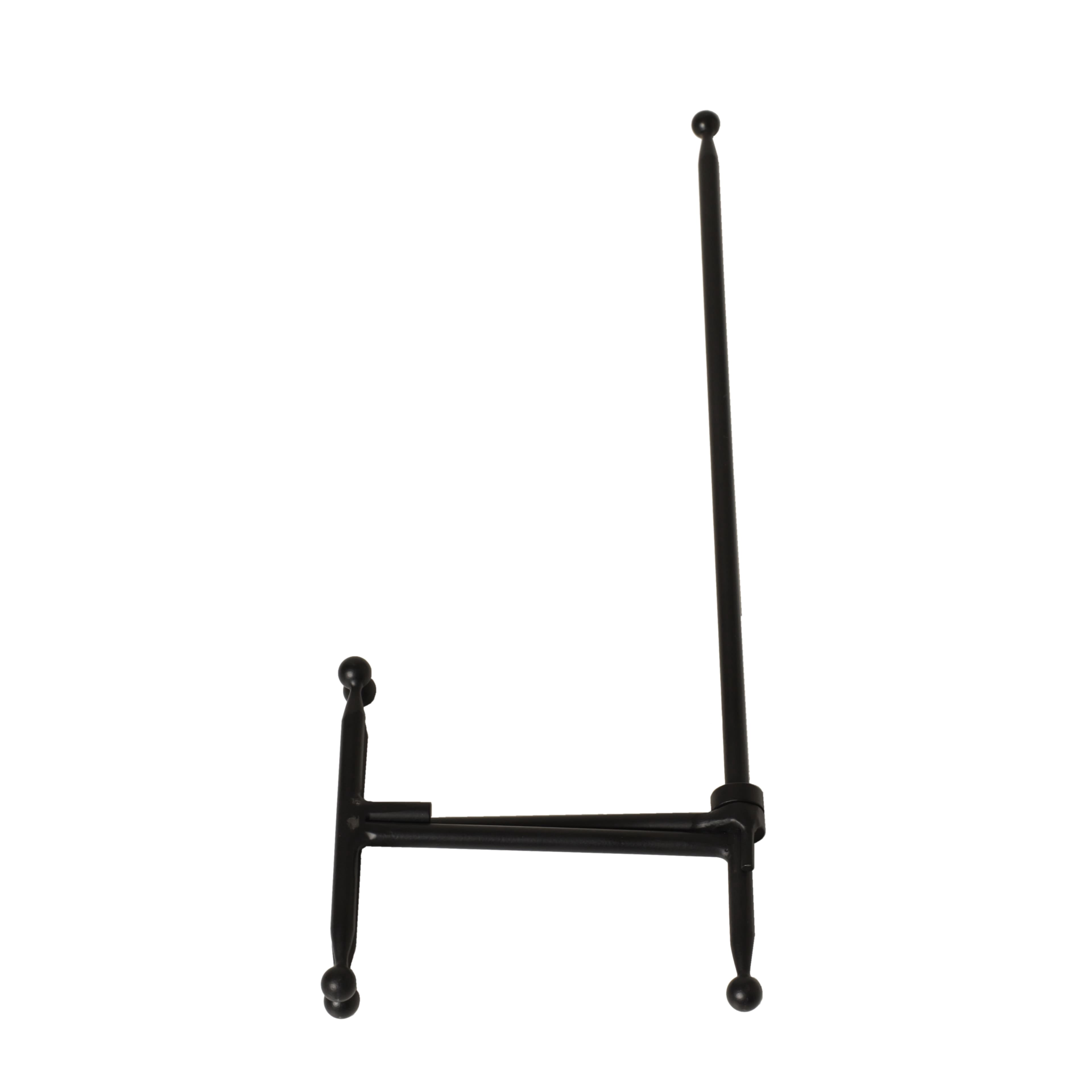 15" Black Steel Tabletop Easel by Studio Decor - Decorative Stand for Pictures - Frames - Books - Cards - Plates - 1 Pack