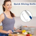 thumbnail image 6 of XKHHLH Quick Slicing Knife, Stainless Steel Lightweight Household Kitchen Fruit Slicer, 3 in 1 Multifunctional Fruit Peeling Knife, Vegetable Peeler Slicer for Kitchen, 6 of 8