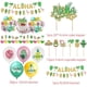 thumbnail image 2 of Hawaiian Luau Party Decoration Set,Gold Glittery Aloha Banner Garland,Pineapple Tropical Leaves Flamingo Balloons for Hawaii Luau Party Birthday Weddi, 2 of 4
