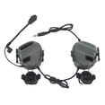 thumbnail image 4 of Auriculares de tiro Orejeras para tiro Protección auditiva Auriculares Reducción de ruido Amplificación de sonido Verde, 4 of 12