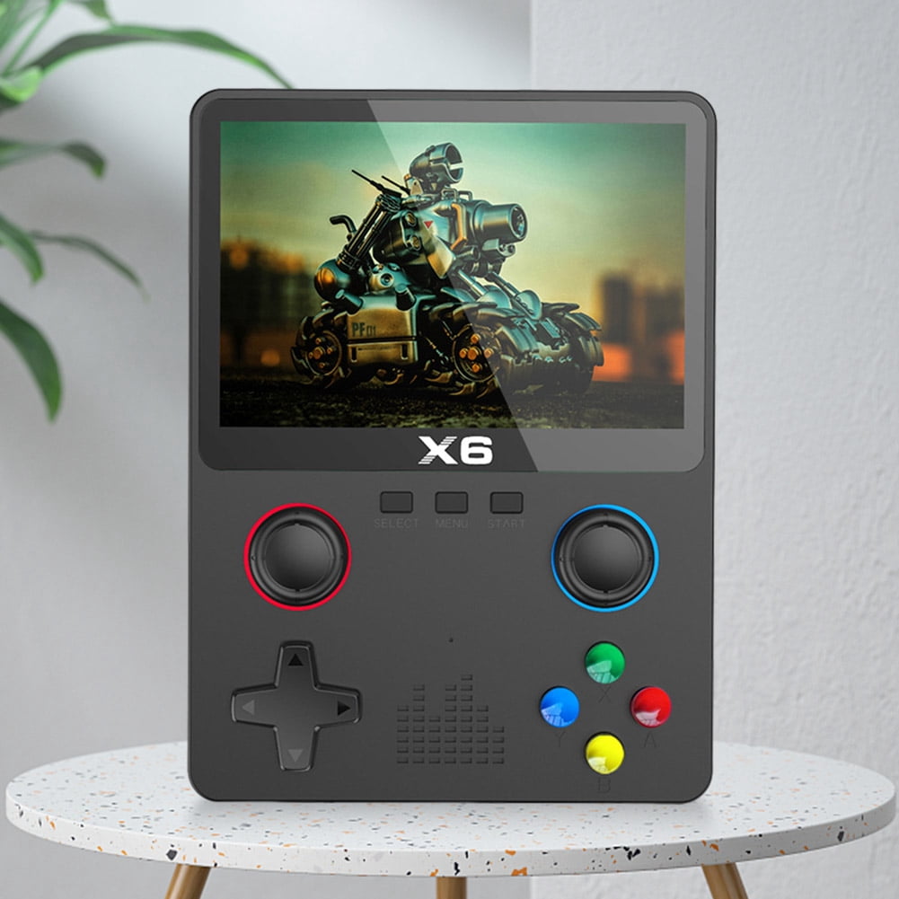 Consola X6 De Mano 3.5″ IPS – 2000mAh, 11 Emuladores, 32GB, Juegos Multijugador Y Salida AV