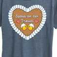 thumbnail image 3 of Instant Message - Spass An Der Freud Gingerbread  - Women's Short Sleeve Graphic T-Shirt, 3 of 6