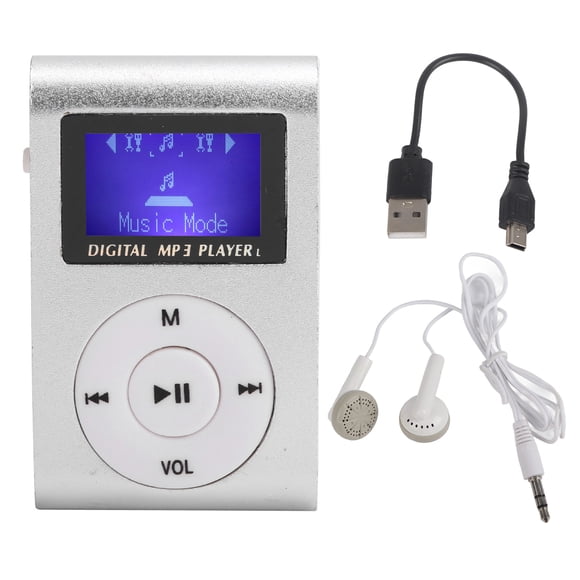 <p>Lecteur Mp3 Numérique, Disque Léger 32G Affichage LCD Numérique Lecteur de Musique Portable Pince Arrière Mp3 Petit Lecteur de Musique pour Affichage de Musique Portable</p>