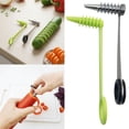 thumbnail image 1 of Spiral Cutter Vegetable Slicer For Perfect Curly Ribbons And Decorative Garnishes Easy Kitchen With Ergonomic Handle, 1 of 9