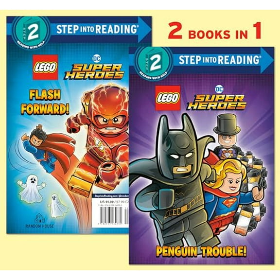 Pre-Owned Penguin Trouble!/Flash Forward! (Lego Batman) (Paperback) 0593564030 9780593564035