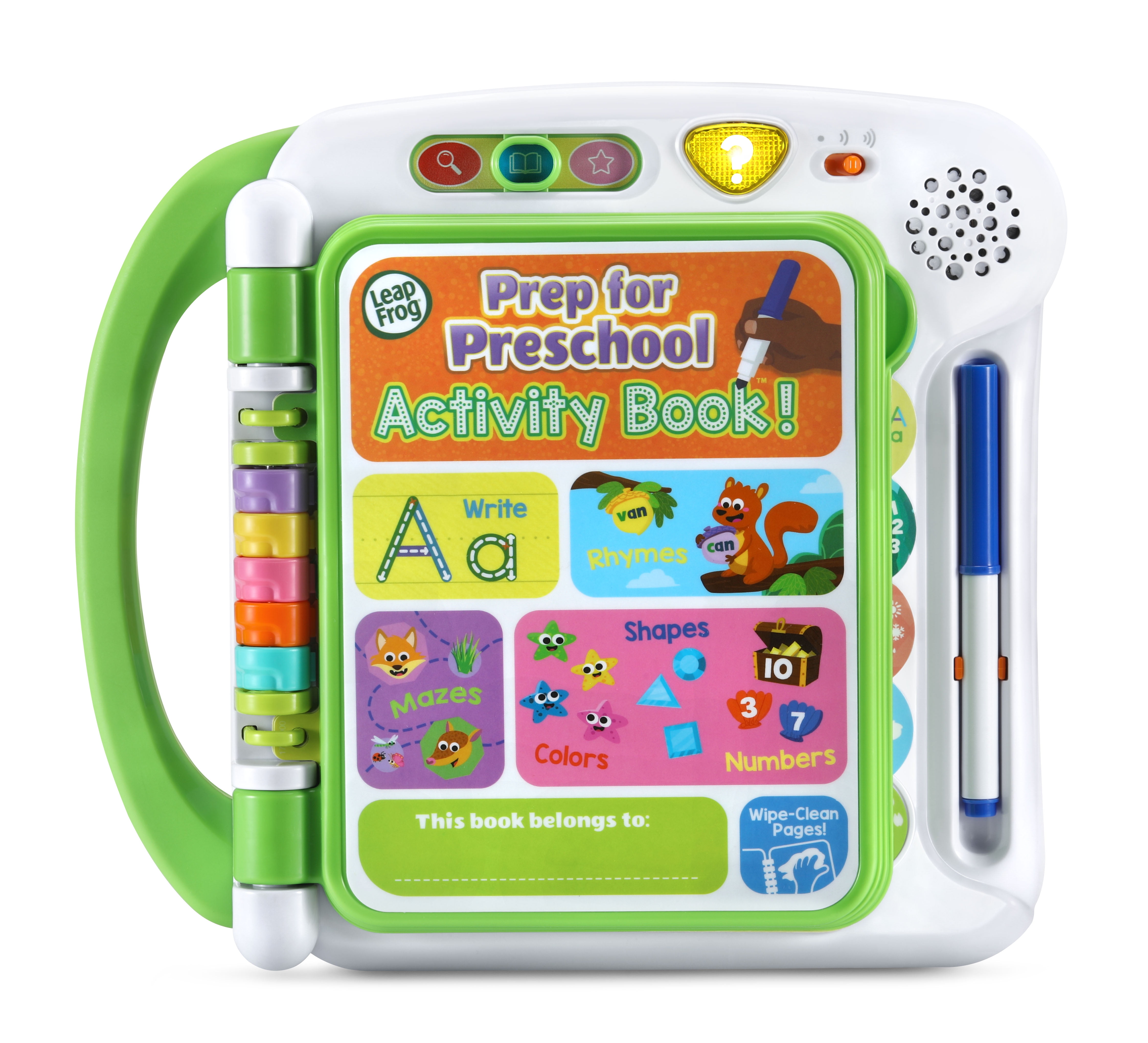Shapes & Colo LeapFrog LeapStart Preschool 4-in-1 Activity Book Bundle with ABC 