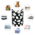 thumbnail image 6 of Daiia Lilies Flowers Round Laundry Basket with Handles Thickened Waterproof Circular hamper,Dirty Clothes Storage Basket for Bedroom,Bathroom,College Dorm-Medium, 6 of 8