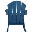 thumbnail image 5 of Afuera Living Traditional Plastic Outdoor Rocking Chair in Navy Blue, 5 of 6