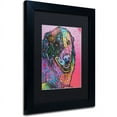 thumbnail image 2 of Trademark Fine Art "Splatter" Canvas Art by Dean Russo, Black Matte, Black Frame, 2 of 4