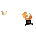 thumbnail image 1 of Figura de pájaros,Figura de pájaro dorado,decoración del hogar,estatua de animal,Escultura de pez,Escultura de pez,decoración del hogar,figura de carpa,buena suerte,Estatua decorativa de, 1 of 8