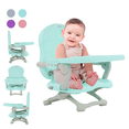 thumbnail image 1 of Silla Periquera de Bebe Baby Gaon Portátil Plegable con Charola Azul, 1 of 6