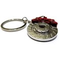 thumbnail image 2 of LAICAIW Porte-Clés Frein Rotor Rouge Argent Pièce Automobile Cadeau Voiture Porte-Clés, Rotor Rouge / Argent, Taille Unique, 2 of 2