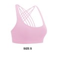 thumbnail image 3 of Sonducket Sujetadores deportivos Entrenamientos Gran material Sujetador deportivo Ejercicio Passion Back Diseño único Moda Acolchado Pink Type2 NO2, 3 of 6