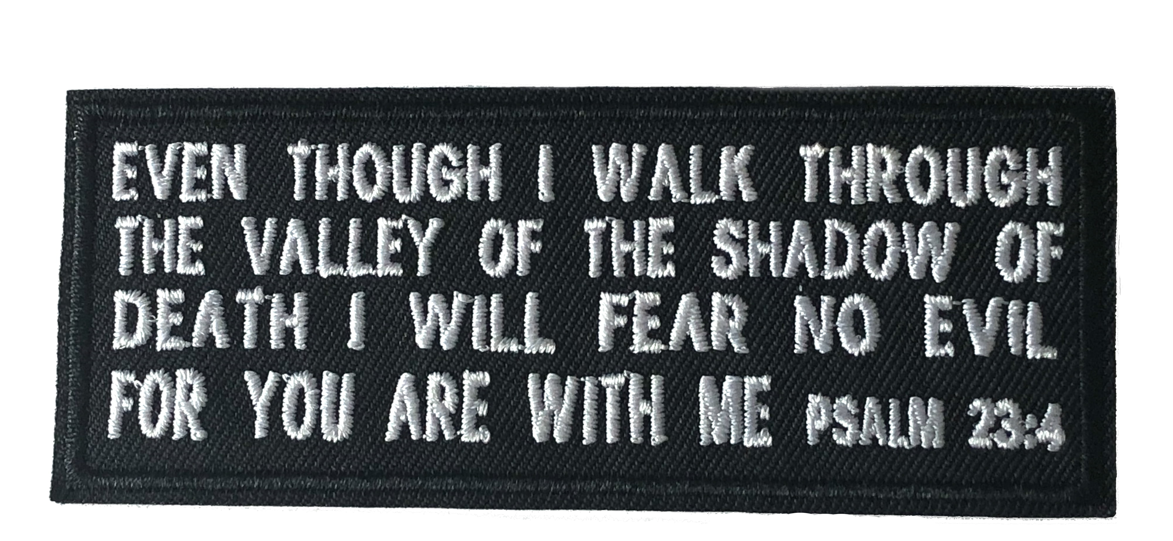 Isaiah 30:18 Embroidered Patch Iron-on/Sew-on Religious Bible Verse DIY Applique 