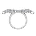 thumbnail image 3 of 1.10 CT TW Angel Wing Diamond Cocktail Ring 18K White Gold (G,SI), 3 of 5