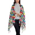 thumbnail image 2 of Kdxio Trendy Colorful Pineapples 1 Women's Scarf Womens Winter Scarf, Fashion Scarfs for Women, Shawls and Wraps, Long Blanket Scarf, 2 of 8