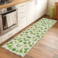 thumbnail image 3 of Botanical Leaves Kitchen Runner Rug 2x6 Washable Runners for Hallway Non Slip Spring Green Garden Pastoral Plant Large Area Rug Indoor Floor Carpet for Bathroom Laundry Entryway Bedroom Living Room, 3 of 8